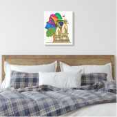 Toile Lord Krishna (Insitu(Chambre))