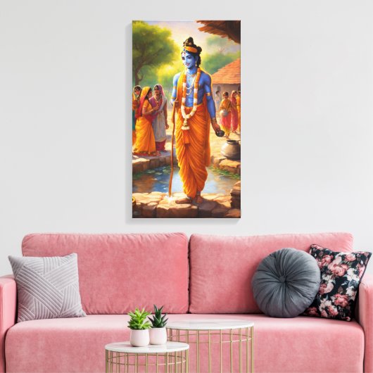 TOILE LORD KRISHNA (Insitu(Salon))