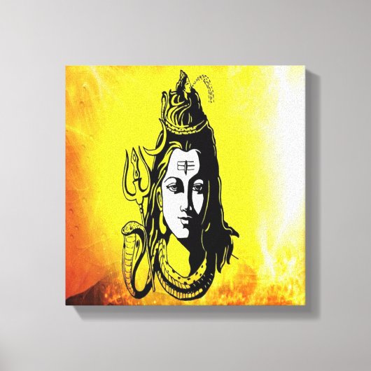 Toile Lord Shiva belle peinture sur toiles (Recto)