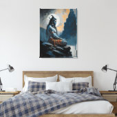 Toile Lord shiva méditation, chauffage au foyer, cadeau, (Insitu(Chambre))