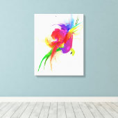 Toile Lorikeet arc-en-ciel Abstrait (Insitu (Plancher de Bois))