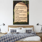 Toile Los 10 mandamientos (Insitu(Chambre))