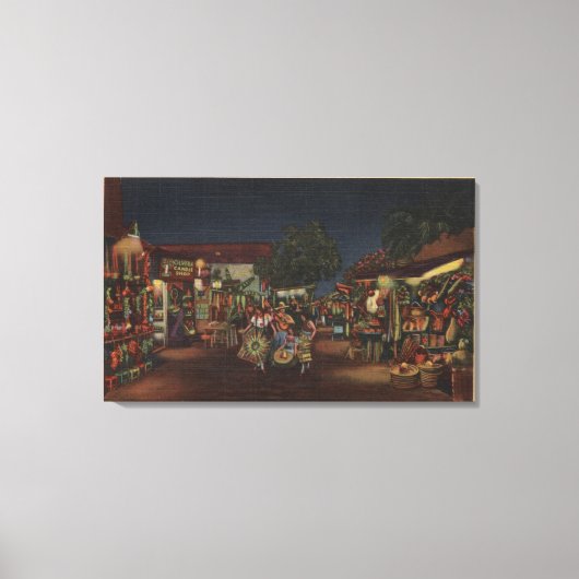 Toile Los Angeles, CA - Olvera Street (Recto)