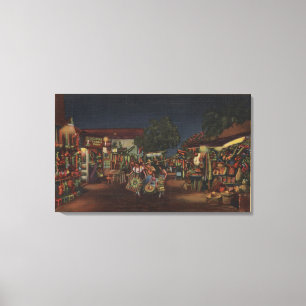 Toile Los Angeles, CA - rue d'Olvera