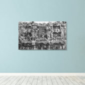 Toile Los Angeles, CA Vue des mers du Pacifique de Clift (Insitu (Plancher de Bois))