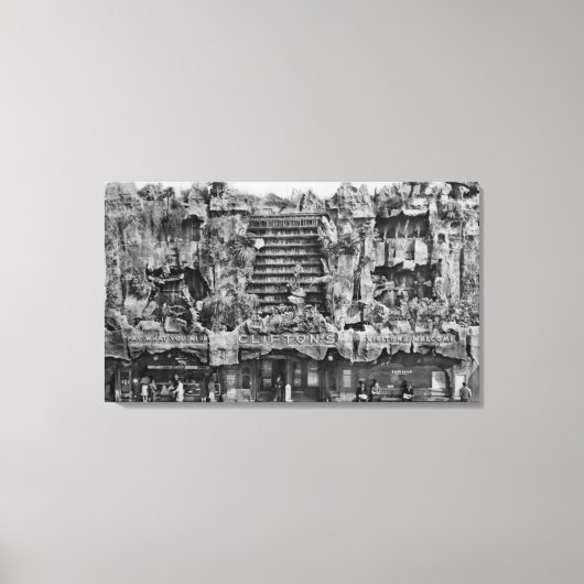 Toile Los Angeles, CA Vue des mers du Pacifique de Clift (Recto)