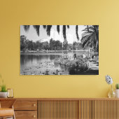 Toile Los Angeles, CA West Lake Park en hiver (Insitu(Salon))