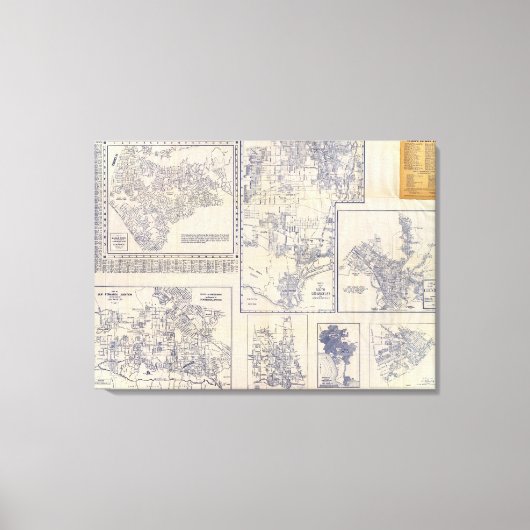 Toile Los Angeles, Californie 2 (Recto)