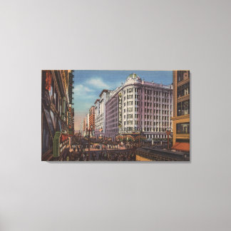 Toile Los Angeles, CAView de Warner Bros. sur 7th St.