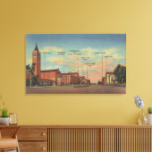 Toile Los Angeles, CAView du campus de l'U.S.C. (Insitu(Salon))