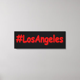 Toile "#LosAngeles" Joli design. Commandez dès maintenan
