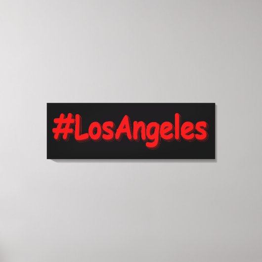 Toile "#LosAngeles" Joli design. Commandez dès maintenan (Recto)