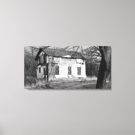 Toile Lost, Abandonné Maison Désertée Photographie (Recto)