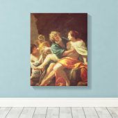 Toile Lot et ses filles, c.1630 (huile sur toile) (Insitu (Plancher de Bois))