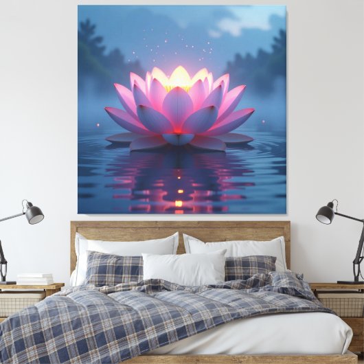 Toile "Lotus" (Insitu(Chambre))