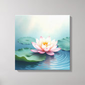 Toile Lotus dans les eaux calmes (Recto)