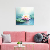Toile Lotus dans les eaux calmes (Insitu(Salon))