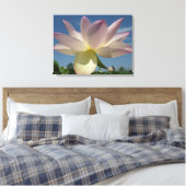 Toile Lotus Flower et Blue Sky II (Insitu(Chambre))