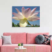 Toile Lotus Flower et Blue Sky II (Insitu(Salon))