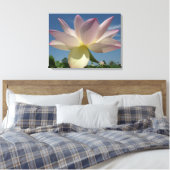 Toile Lotus Flower et Blue Sky II (Insitu(Chambre))