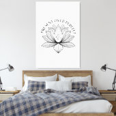 Toile Lotus Mother Child Present Mantra Art (Insitu(Chambre))