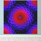 Toile Lotus Motif Verre Art 3B (Insitu (Plancher de Bois))