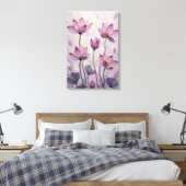Toile Lotus – Oil Painting (Insitu(Chambre))