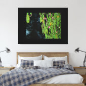 Toile lotus rose eau noire (Insitu(Chambre))