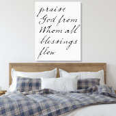 Toile Louange Dieu de qui toutes les bénédictions coulen (Insitu(Chambre))