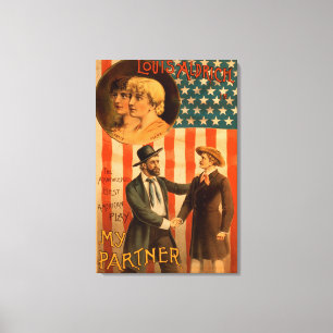 Toile Louis Aldrich dans mon jeu de Theatrical d'associ
