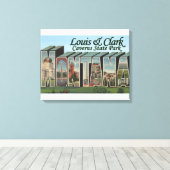 Toile Louis & Clark Caverns Park, Montana (Insitu (Plancher de Bois))