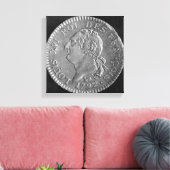 Toile Louis d'or représentant Louis XVI, 1792 (Insitu(Salon))