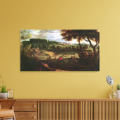 Toile Louis XIV Chasse à Marly avec vue (Insitu(Salon))