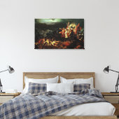 Toile Louis XV visite le champ de bataille (Insitu(Chambre))