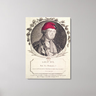 Toile Louis XVI portant un bonnet phrygien
