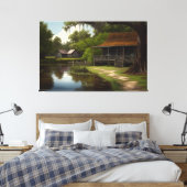 Toile Louisiane Cabine, Louisiana Art, Culture Cajun (Insitu(Chambre))