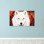 Toile Loup Blanc (Insitu (Plancher de Bois))