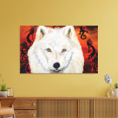 Toile Loup Blanc (Insitu(Salon))