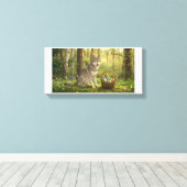 Toile Loup de Pâques  (Insitu (Plancher de Bois))