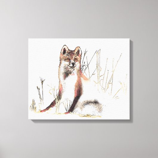 Toile Loup d'hiver (Recto)