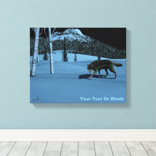 Toile Loup d'hiver - Tapetum Lucidum (Insitu (Plancher de Bois))