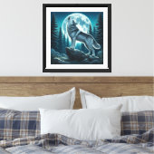 Toile Loup hurlant (Insitu(Chambre))