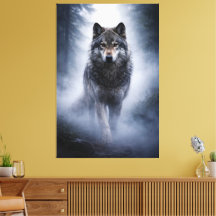 Loup Majestueux – Présence Silencieuse dans le Bro