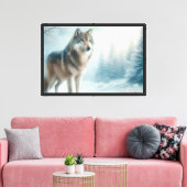 Toile Loup Murmurant (Insitu(Salon))
