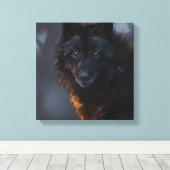 Toile Loup noir (Insitu (Plancher de Bois))