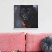 Toile Loup noir (Insitu(Salon))
