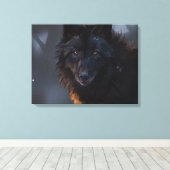 Toile Loup noir (Insitu (Plancher de Bois))