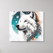 Toile Loup polaire 3D (Recto)