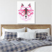Toile Loup rose (Insitu(Chambre))