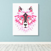 Toile Loup rose (Insitu (Plancher de Bois))